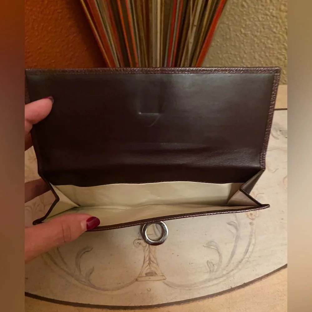 Bvlgari -EUC- Rich Brown Long Leather Wallet - Amazing Condition